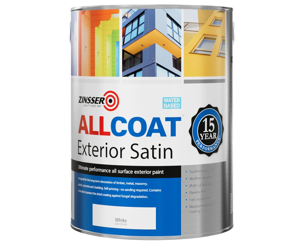 Allcoat Exterior Satin Zinsser UK Specialist Paints and Primers